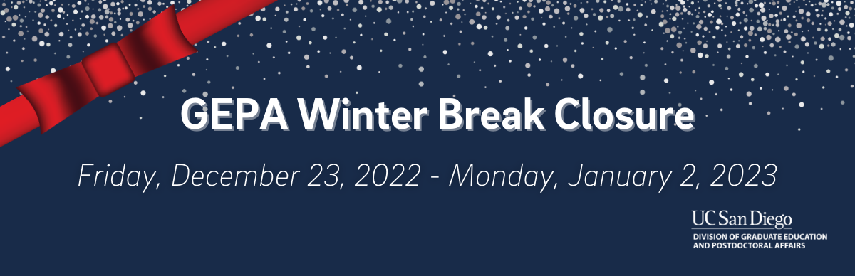 GEPA Winter Break graphic